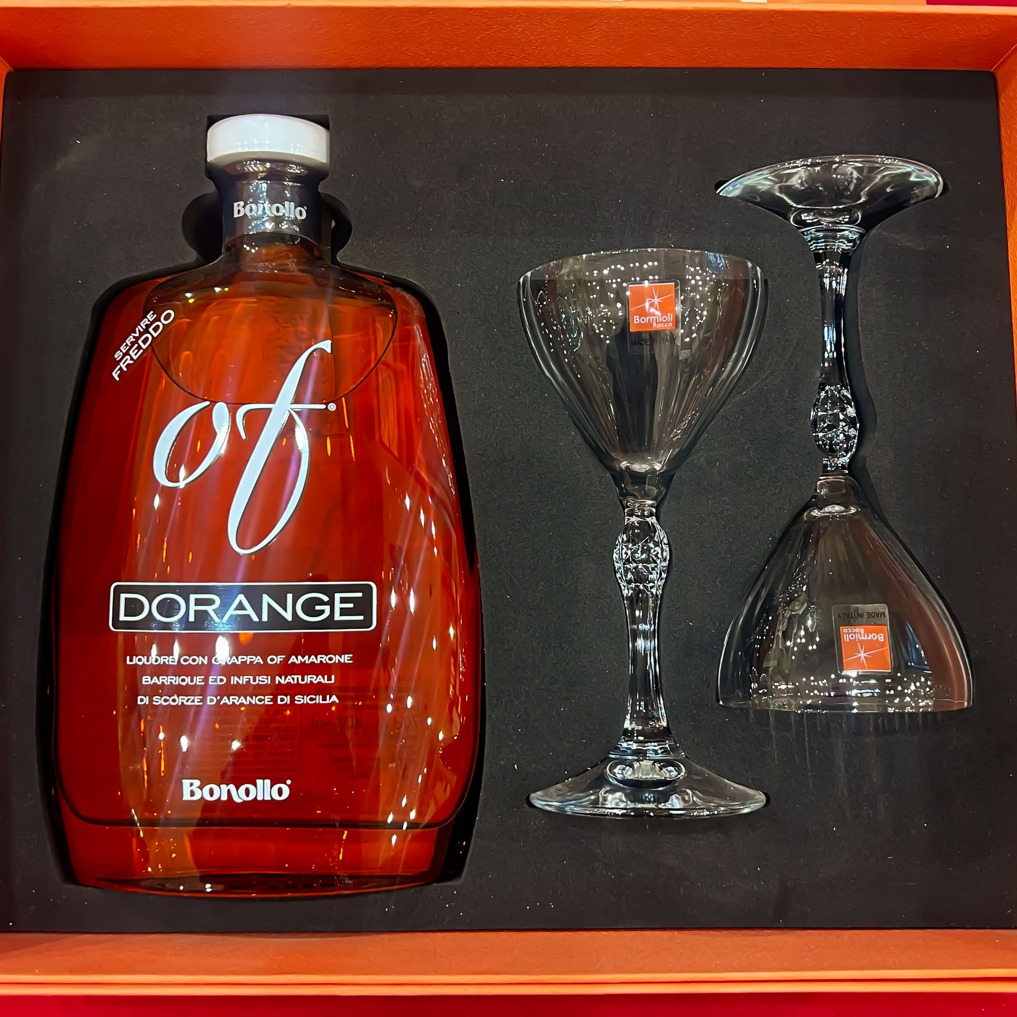 OF Dorange – Cofanetto con Due Calici | 700 ml